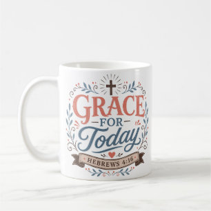 Mug Citation de l'Écriture Inspirante Grace For Today