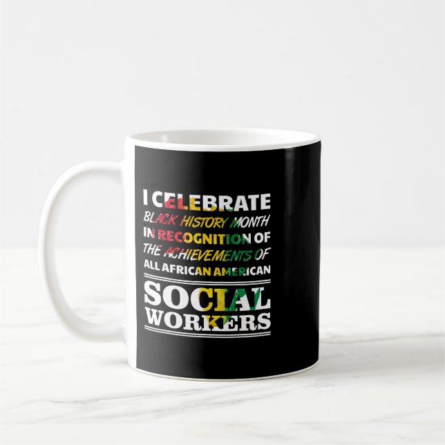 Mug Citation de l'histoire noire afro-américaine des t (Gauche)