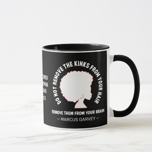 Mug Citation de l'Inspirational Marcus Garvey HAIR AFR (Droite)