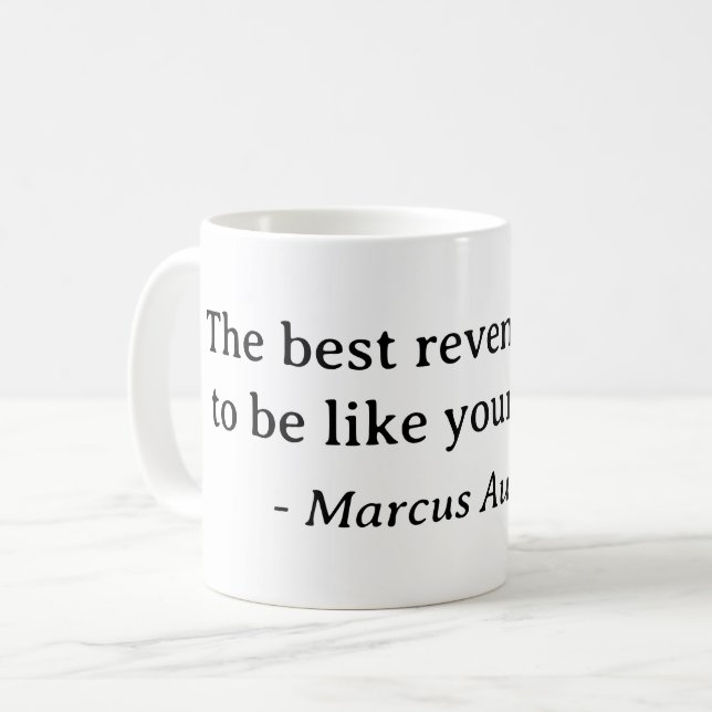 Mug Citation de Marcus Aurelius Best Revenge (Devant gauche)