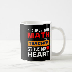 Mug Citation de maths vintage super chaud professeur c