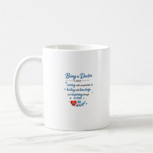 Mug Citation de médecin Inspirante Art de conception m