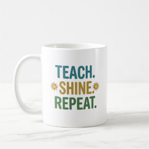 Mug Citation de motivation pour enseignants : Enseigne