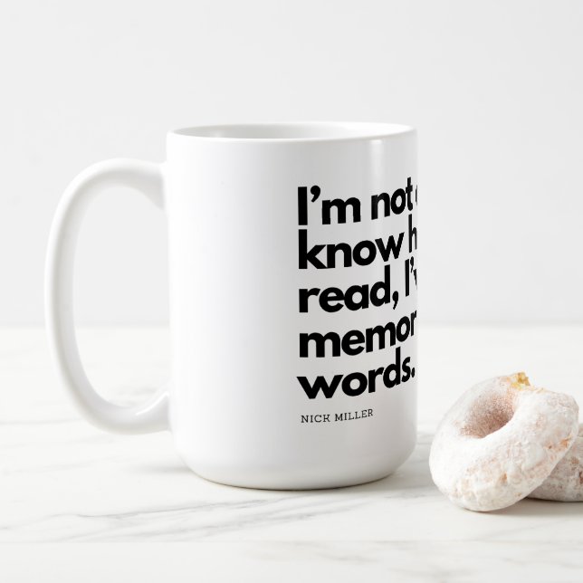 Mug Citation de Nick Miller (Avec donut)