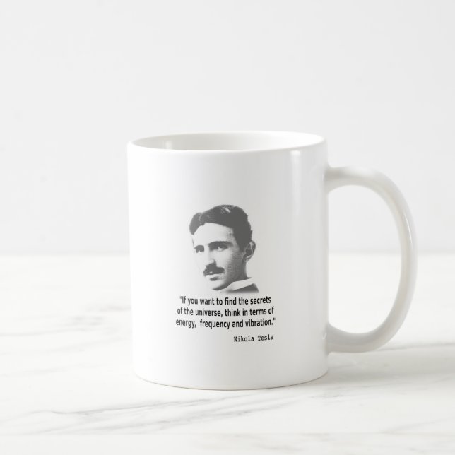 Mug Citation De Nikola Tesla (Droite)