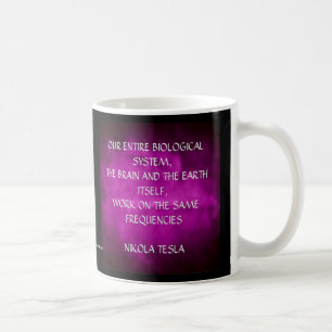 Mug Citation de Nikola Tesla - Mêmes Fréquences