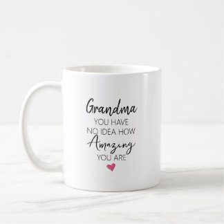 Mug Citation de nom d'anniversaire de grand-mère incro
