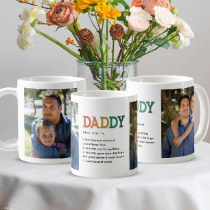 Mug Citation de noun personnalisée avec photo "Daddy F