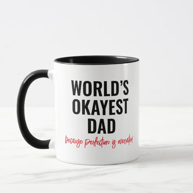 Mug Citation de papa le plus drôle du monde (Gauche)