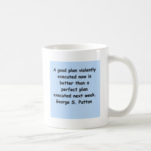 Mug citation de patton de Georges s
