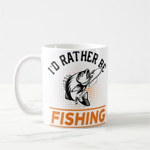 Mug Citation de pêche Je préfère être Pêche Hommes Fem