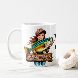 Mug Citation de poisson de maman de pêche