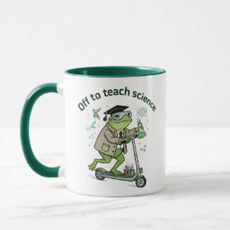Mug Citation de professeur de science drôle de grenoui