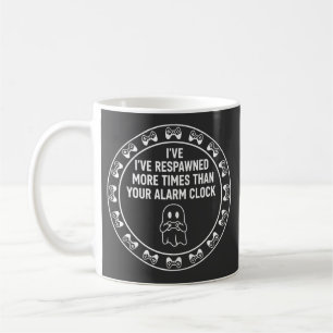 Mug Citation de respawn drôle pour joueur Design d'hum