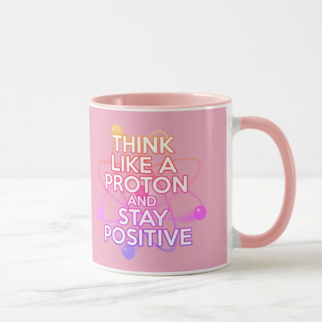 Mug Citation de science positive moderne Cool Girly Pi (Droite)