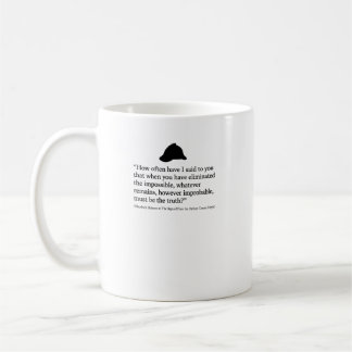 Mug Citation de Sherlock Holmes Le Signe des Quatre