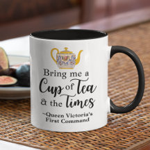 Citation de thé Queen Victoria Cute Cottagecore Vi