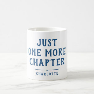 Mug Citation de typographie bleue amusante pour amateu