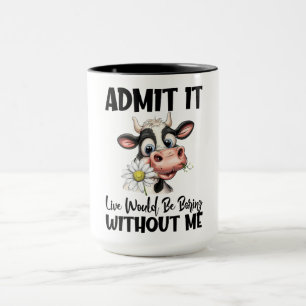 Mug Citation De Vache Drôle/Dit
