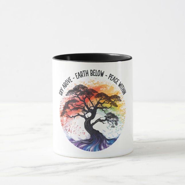 Mug Citation De Yoga Inspirationnel/Dit (Centre)
