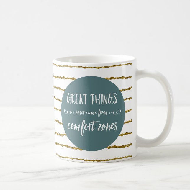 Mug Citation de zones de confort (Droite)