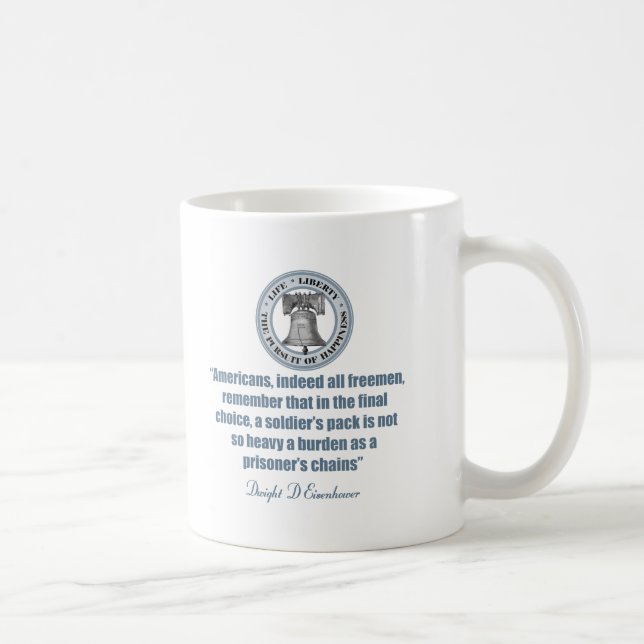 Mug Citation d'Eisenhower - Le soldat (Droite)