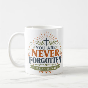 Mug Citation d'espérance chrétienne « Vous n'êtes jama