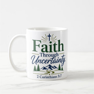 Mug Citation d'espérance scripturaire à travers l'ince