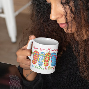 Mug Citation d'été mignonne personnalisée