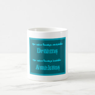 Mug Citation d'éveil de la typographie