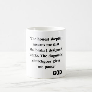 Mug citation drôle anti-religion