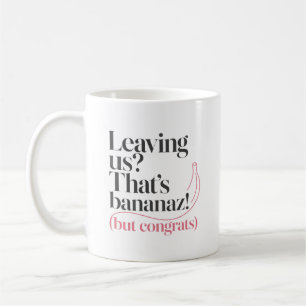 Mug Citation drôle de bonne chance avec une banane pou