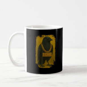 Mug Citation drôle de corbeau F-Caw-F Corbeau Oiseau H