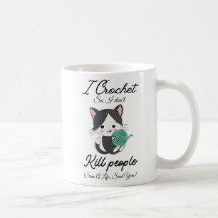 Mug Citation drôle de crochet Création pour amoureux d