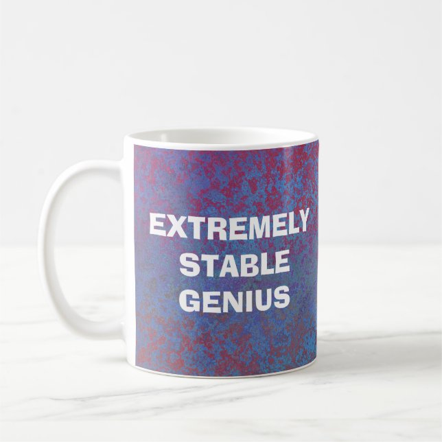 Mug Citation drôle de Donald Trump, un génie extrêmeme (Gauche)