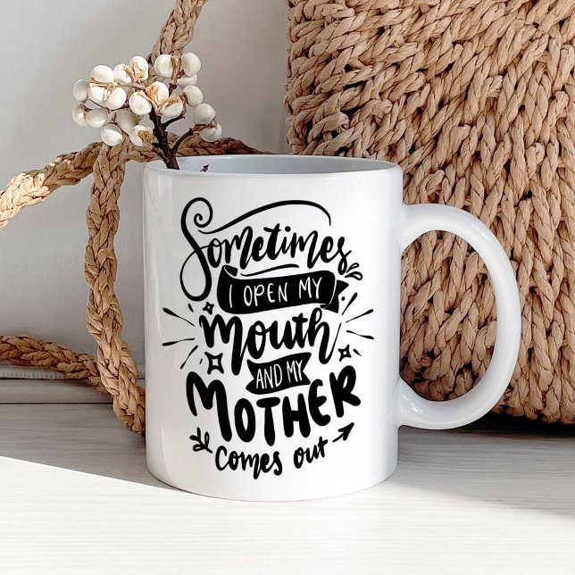 Mug Citation drôle de maman sarcastique (Créateur téléchargé)