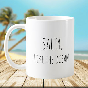 Mug Citation drôle de plage océan rustique et mignonne