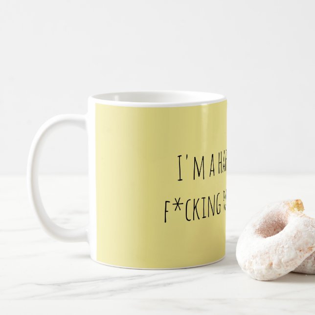 Mug Citation drôle de rayon de soleil (Avec donut)