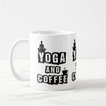 Citation drôle de yoga et de café pour les amateur