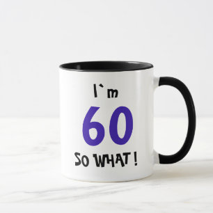 Mug Citation drôle Moderne 60e Anniversaire