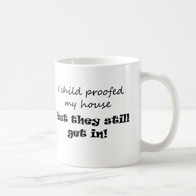 Mug Citation drôle noir et blanc jolie typographie de  (Droite)