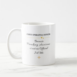 Mug Citation du bureau du directeur de l'exploitation