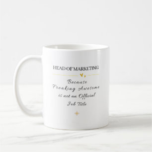 Mug Citation du Chef du Bureau de Marketing