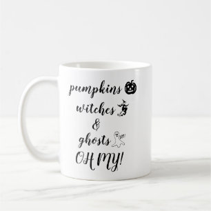 Mug Citation du fantôme de sorcière Citrouille d'Hallo