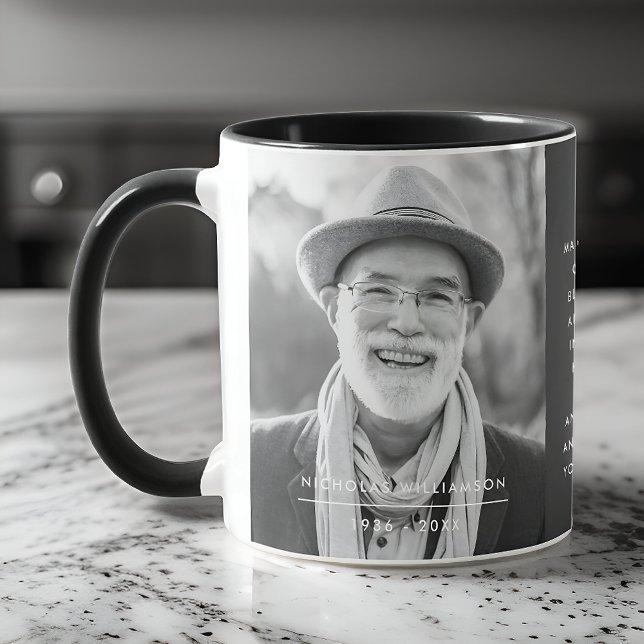 Mug Citation du souvenir simple moderne (Créateur téléchargé)