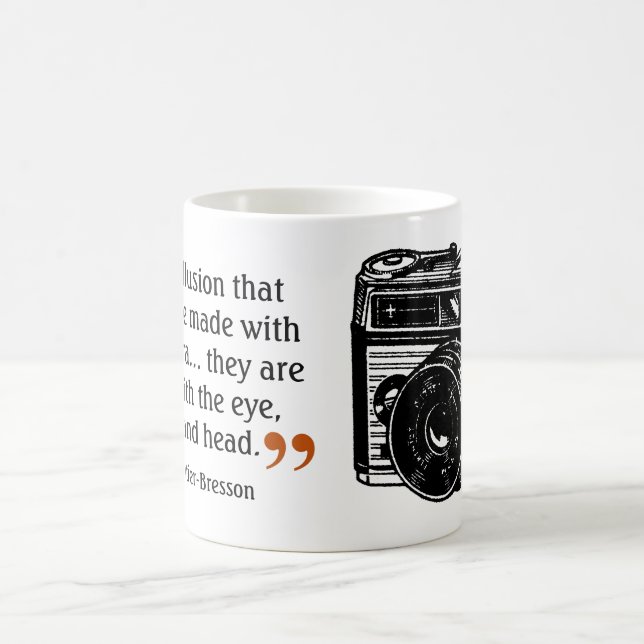 Mug Citation d'un photographe célèbre 1 photo de camér (Centre)