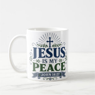 Mug Citation Espérance Scripturaire Jésus Est Ma Paix