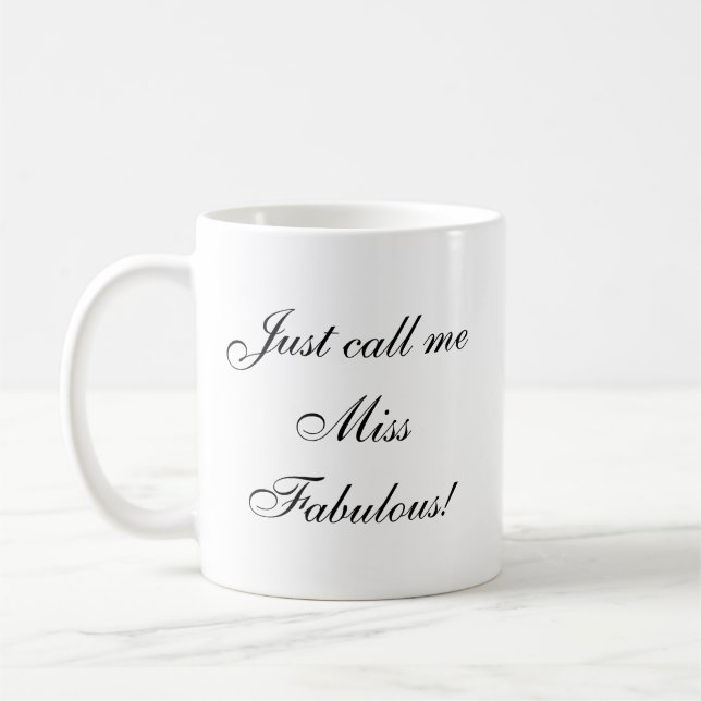 Mug Citation fabuleuse mignonne (Gauche)