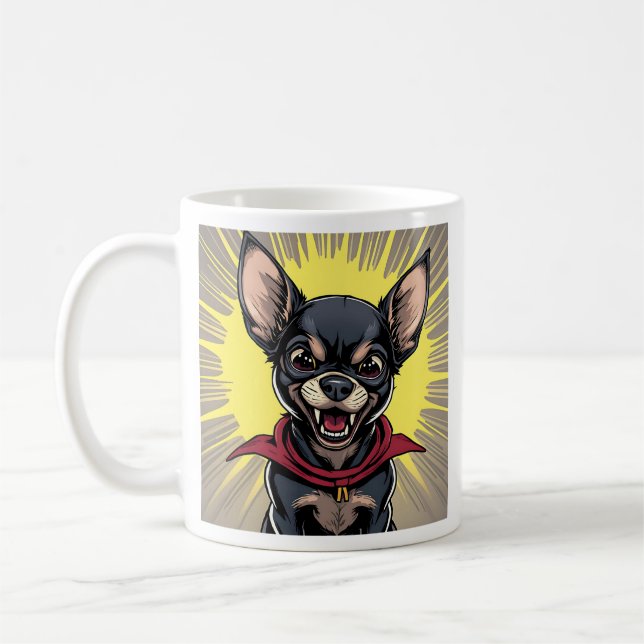 Mug Citation Funny Crazy Chihuahua (Gauche)