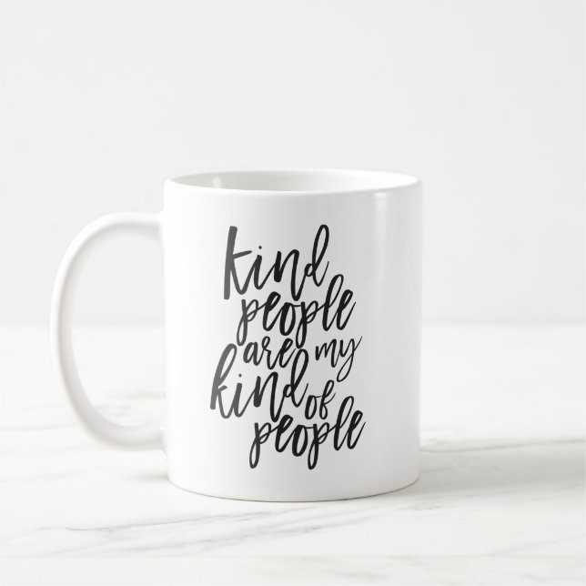 Mug Citation gentille, Genre, Simple, Typographie mode (Gauche)
